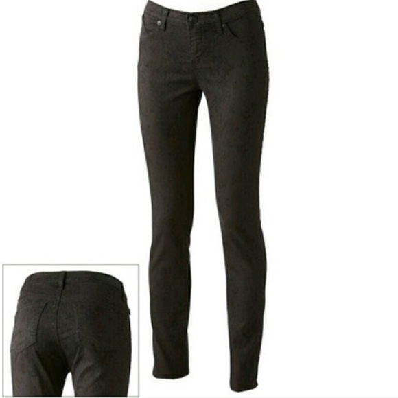Rock & Republic Denim - Rock & Republic Snakeskin Print Skinny Jeans